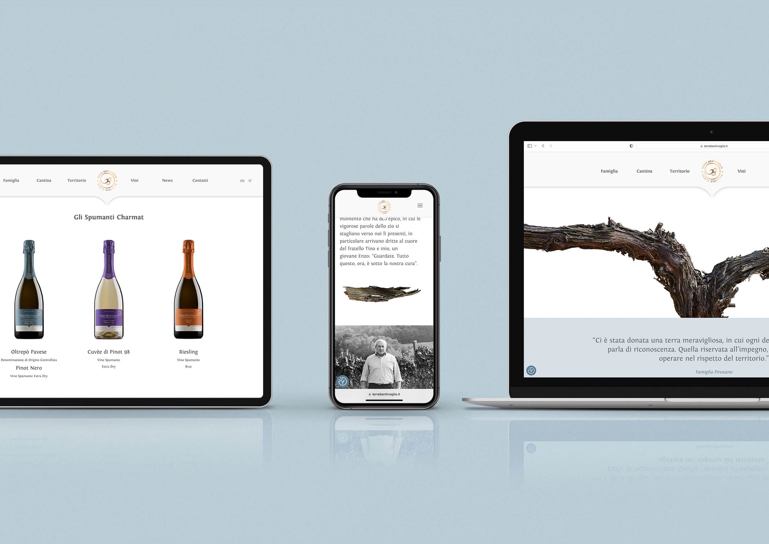 Tailor Brand Studio Website Terre Bentivoglio 2